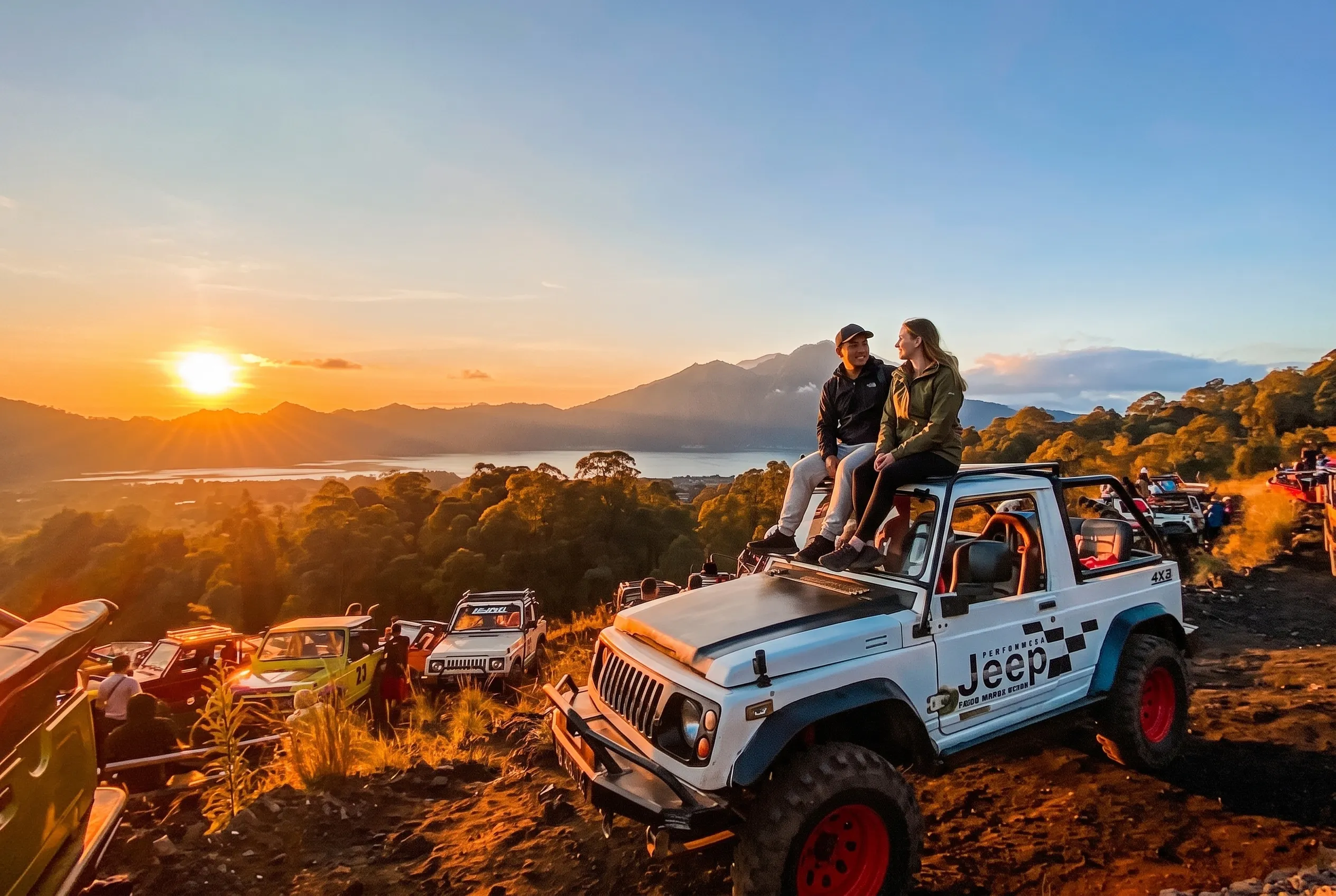 Mount Batur Sunrise Trekking and Natural Hot Spring Bali Experience